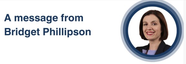 Message from bridget phillipson